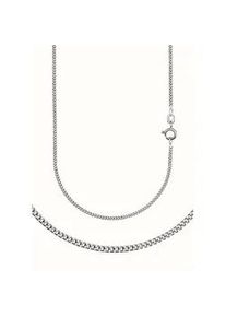 Collierkettchen Firetti "Schmuck Geschenk Silber 925 Halskette Panzerkette diamantiert" Gr. 55, silber (silberfarben), Halsketten, Damen, 55, Silber 925 (Sterlingsilber), B: 1,4mm, Made in Germany, B:1,4mm