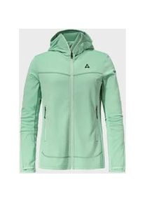 Sch&ouml;ffel Fleecejacke SCH&Ouml;FFEL "Hiking Fleece Hoody Style Milagle WMS", Damen, Gr. 40, gr&uuml;n (6305, gr&uuml;n), Oberstoff: 100% Polyester; Futter: 100% Polyester, regular fit, Jacken Fleecejacke