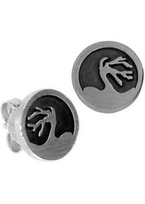 Paar Ohrstecker OSTSEE-SCHMUCK "OSTSEE-SCHMUCK Ohrstecker Windfl&uuml;chter 10 mm", wei&szlig;, Ohrringe, Damen, 10mm rund, Silber 925 (Sterlingsilber)