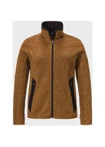 Sch&ouml;ffel Fleecejacke SCH&Ouml;FFEL "Hiking CIRC Fleece Jk Style Yew WMS", Damen, Gr. 36, 4745, braun, Oberstoff: 100% Polyester; Futter: 100% Polyester; Oberstoff Besatz: 100% Polyester, regular fit, hoch geschlossener Ausschnitt, Jacken Fleecejacke