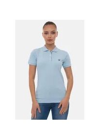 Poloshirt SIR RAYMOND TAILOR "Angie", Damen, Gr. S, blau (hellblau), 100% Baumwolle, unifarben, normal, ohne Ausschnitt, Shirts, in klassischem Design