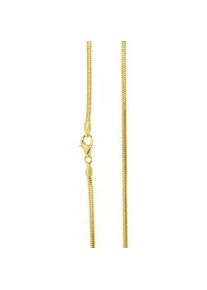 Silberkette OSTSEE-SCHMUCK "OSTSEE-SCHMUCK Kette Schlange 2,0 mm Kette Schlange 2,0 mm" Gr. 42, gold, Halsketten, Damen, 42cm, Silber 925 (Sterlingsilber), L: 42, Silberkette