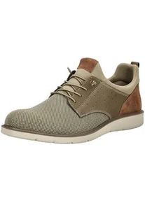 Schn&uuml;rschuh IMac "IMac Halbschuhe Leder/Textil", Herren, Gr. 45, braun (beige, braun), Leder, Textil, Schuhe Schn&uuml;rschuh