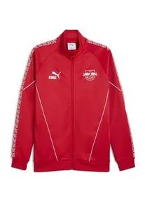 Sweatjacke Puma "RB Leipzig KING Anthem Jacke Herren", Herren, Gr. XL, for all time rot wei&szlig;, Obermaterial: 37% Baumwolle, 63% Polyester; Taschenfutter: 100% Polyester; Rippe: 7% Elasthan, 93% Polyester; Besatz: 100% Polyester, Sweatjacken Sweatjacke