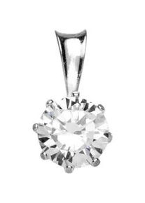 Kettenanh&auml;nger OSTSEE-SCHMUCK "OSTSEE-SCHMUCK Anh&auml;nger Folina 9 mm Anh&auml;nger Folina 9 mm", wei&szlig;, Schmuckanh&auml;nger, Damen, 20 x 10mm, Silber 925 (Sterlingsilber), 2 g, Kettenanh&auml;nger