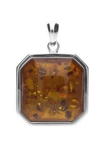 Kettenanh&auml;nger OSTSEE-SCHMUCK "OSTSEE-SCHMUCK Anh&auml;nger Xenia Anh&auml;nger Xenia", wei&szlig;, Schmuckanh&auml;nger, Damen, 33x24mm, Silber 925 (Sterlingsilber), 8,9 g, Kettenanh&auml;nger