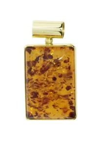 Kettenanh&auml;nger OSTSEE-SCHMUCK "OSTSEE-SCHMUCK Anh&auml;nger Gleiter-Classic 14x21 mm", gelb, Schmuckanh&auml;nger, Damen, 28x15mm, Gelbgold 333, 3,2 g, Kettenanh&auml;nger