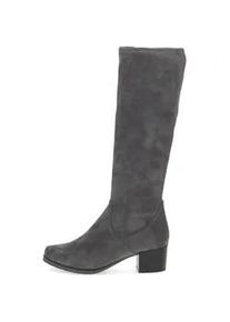 Stiefel Caprice "Caprice Stiefel Lederimitat", Damen, Gr. 39, grau (dunkelgrau), Lederimitat, Schuhe Stiefel