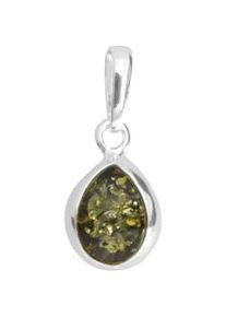 Kettenanh&auml;nger OSTSEE-SCHMUCK "OSTSEE-SCHMUCK Anh&auml;nger Enela Anh&auml;nger Enela", wei&szlig;, Schmuckanh&auml;nger, Damen, 24 x 11mm, Silber 925 (Sterlingsilber), 1,8 g, Kettenanh&auml;nger