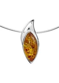 Halsreif OSTSEE-SCHMUCK "OSTSEE-SCHMUCK Halsreif mit Anh&auml;nger Gleiter-Maie" Gr. 45, silber, Halsketten, Damen, 45cm, Silber 925 (Sterlingsilber), L: 42