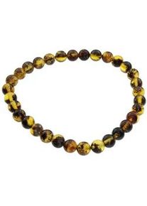 Armband OSTSEE-SCHMUCK "OSTSEE-SCHMUCK Armband Kugel 6 mm Armband Kugel 6 mm", gr&uuml;n, Armb&auml;nder, Damen, 19cm, Bernstein, Armband