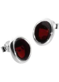 Paar Ohrstecker OSTSEE-SCHMUCK "OSTSEE-SCHMUCK Ohrstecker Helli Ohrstecker Helli", wei&szlig;, Ohrringe, Damen, 12x10mm, Silber 925 (Sterlingsilber)