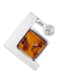 Kettenanh&auml;nger OSTSEE-SCHMUCK "OSTSEE-SCHMUCK Anh&auml;nger Gleiter-Diane Anh&auml;nger Gleiter-Diane", wei&szlig;, Schmuckanh&auml;nger, Damen, 19 x 16mm, Silber 925 (Sterlingsilber), 2,5 g, Kettenanh&auml;nger