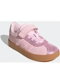 Sneaker Adidas SPORTSWEAR "KINDER VL COURT 3.0 KIDS", M&auml;dchen, Gr. 32, clear pink, clear pink, gum10, Leder, Synthetik, Schuhe Sneaker, mit Klettverschluss, f&uuml;r Kinder & Jugendliche