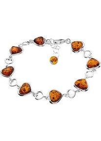 Armband OSTSEE-SCHMUCK "OSTSEE-SCHMUCK Armband Herz Armband Herz", silber, Armb&auml;nder, Damen, 18,5-20,5, Silber 925 (Sterlingsilber), Armband