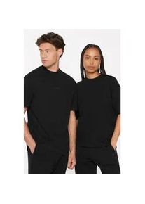 Rundhalsshirt Harlem Soul, Damen, Gr. XS, schwarz, Single Jersey, Material: 100% Baumwolle, bedruckt, oversize normal, Rundhals, eingesetzt gerader Abschluss, Shirts Rundhalsshirt, aus Baumwolle