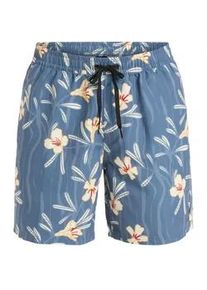 Boardshorts Quiksilver "Everyday Straight Volley 17", Herren, Gr. XS, china blau dusty floral, Obermaterial: 100% Microfaser;, Hosen