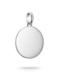 Charm-Einh&auml;nger Thomas Sabo "Charm Coin gro&szlig; - Connect", silber (silberfarben), Charms, Damen, Silber 925 (recycelt)
