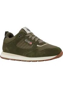 Sneaker K-Swiss "VISTA RUNNER T", Herren, Gr. 43, grape leaf, burnt olive, cr&egrave;me brulee, snow wei&szlig;, Leder, Textil, Schuhe Sneaker