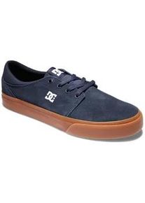 Sneaker DC Shoes "Trase Sd", Herren, Gr. 4(36), blau (navy, gum), 90.9% Leder, 9.1% Baumwolle, Schuhe Sneaker