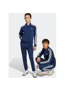 Sporthose Adidas ORIGINALS "ADICOLOR SST KIDS", M&auml;dchen, Gr. 170, N-Gr, blau (night indigo, wei&szlig;), Trikot, Obermaterial: 100% Polyester, Hosen Sporthose, Superstar Kinder Trainingshose