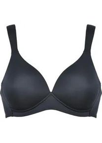 Schalen-BH Naturana "The Wednesday", Damen, Gr. 85, Cup D, schwarz, Obermaterial: 89% Polyamid, 11% Elasthan, unifarben, bequem, BHs Schalen-BH, herausnehmbare Pads, breite Tr&auml;ger, Entlastungstr&auml;ger, feminin, basic