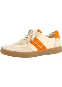 Sneaker Paul Green "Paul Green Sneaker Veloursleder/Textil", Damen, Gr. 42, beige, Textil, Veloursleder, Schuhe Sneaker