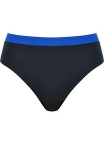 Bikini-Hose Naturana "Beautiful Beaches", Damen, Gr. 38, N-Gr, schwarz, Elasthan, Polyamid, unifarben mit Farbeinsatz, Badehosen Bikini-Hose, flexibler Bund, kein Einschneiden, elastisch, kombinierbar