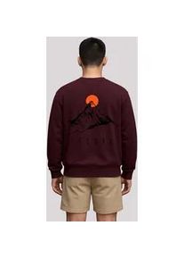 Sweatshirt F4NT4STIC "Escape Discover the World Mountain", Herren, Gr. XS, braun (maroon), Obermaterial: 80% Baumwolle, 20% Polyester, regular fit, Rundhals, ohne B&uuml;ndchen, Sweatshirts Sweatshirt, Premium Qualit&auml;t, ESCAPE Collection