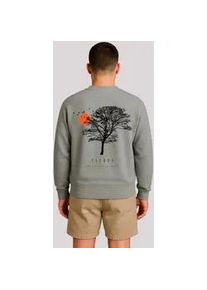 Sweatshirt F4NT4STIC "Escape Discover the World Tree Birds", Herren, Gr. L, grau (grau melange), Obermaterial: 80% Baumwolle, 20% Polyester, regular fit, Rundhals, ohne B&uuml;ndchen, Sweatshirts Sweatshirt, Premium Qualit&auml;t, ESCAPE Collection