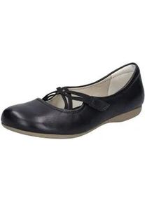 Ballerina Josef Seibel "Josef Seibel Ballerinas Leder", Damen, Gr. 41, schwarz, Leder, Schuhe Ballerina