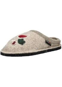 Hausschuh Haflinger "Haflinger Hausschuhe Wolle", Herren, Gr. 40, beige, Textil, Schuhe Hausschuh