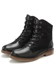 Stiefelette Lascana "Boots", Damen, Gr. 36, schwarz, Obermaterial: 100% Rindsleder. Decksohle: 100% Schafsleder. Futter: 100% Schafsleder. Laufsohle: 100% Synthetik, unifarben, Schuhe Stiefelette, aus Leder
