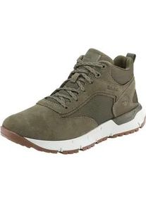 Schn&uuml;rboots Timberland "VOYAGER PARKMID LACE UP SNEAKER", Herren, Gr. 44,5, gr&uuml;n (dunkelgr&uuml;n suede), Leder, Schuhe Schn&uuml;rboots, Winterschuhe, Sneakerboots, Winterboots