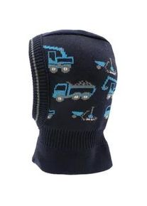 Schlupfm&uuml;tze MaxiMo, Jungen, Gr. 51, blau (dunkelmarine), Strick, Baumwolle, mehrfarbig, M&uuml;tzen, Baumwolle, gestrickt, verl&auml;ngertes Halsteil, elastisch