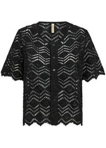 Cardigan soyaconcept "Soya Concept Cardigan SC-RUSLA 3", Damen, Gr. S, 9999 schwarz, Obermaterial: 100% Baumwolle, Strickjacken