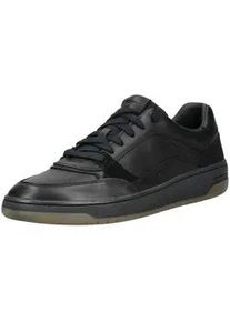 Sneaker Geox "Geox Sneaker Leder/Textil", Herren, Gr. 44, schwarz, Leder, Textil, Schuhe Sneaker