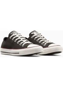 Sneaker Converse "CHUCK TAYLOR ALL STAR", Damen, Gr. 39, mudguard, rottin apple, schwarz, Leder, Schuhe Sneaker