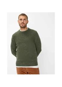 Rundhalspullover Brax "Style RICK", Damen, Gr. L (52), dunkelgr&uuml;n, Strick, 80% Wolle, 20% Polyamid, Rundhals, Pullover Rundhalspullover