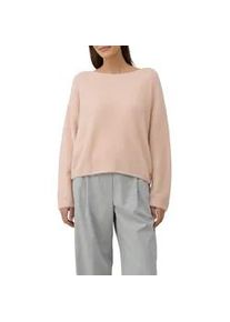 Strickpullover s.Oliver BLACK LABEL, Damen, Gr. 44, rosa (rose), Strick, Obermaterial: 74% Polyamid, 16% Viskose, 10% Polyester, unifarben, regular fit taillenbedeckt, U-Boot-Ausschnitt, gerader Abschluss, Pullover Strickpullover, mit U-Boot Ausschnitt