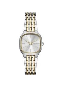 Quarzuhr Skagen "MELLEM LILLE", gold (gelbgoldfarben, edelstahlfarben), Armbanduhren, Damen, Quarzuhr, Armbanduhr, Damenuhr, Edelstahlarmband, analog