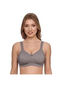 Minimizer-BH SuSa "London", Damen, Gr. 85, Cup D, frosty lavender, Obermaterial: 76% Polyamid, 24% Elasthan, unifarben, BHs Minimizer-BH, vorgeformte Cups, Spitze, blickdicht, elastisch