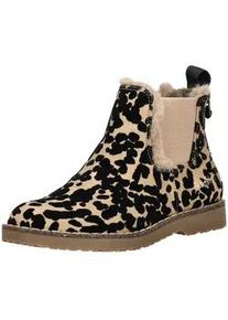 Stiefelette Blowfish "Blowfish Stiefelette Lederimitat/Textil", Damen, Gr. 37, leopard, Lederimitat, Textil, Schuhe Stiefelette