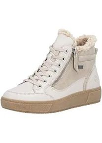 Sneaker Remonte "Remonte Sneaker Leder/Synthetik", Damen, Gr. 40, beige, Leder, Synthetik, Schuhe Sneaker