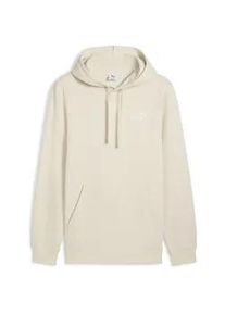 Hoodie Puma "Essentials Small No. 1 Logo Hoodie Herren", Herren, Gr. L, alpine snow wei&szlig;, Obermaterial: 66% Baumwolle, 34% Polyester; Kapuzenfutter: 100% Baumwolle; Rippe: 97% Baumwolle, 3% Elasthan, normal, Sweatshirts Hoodie