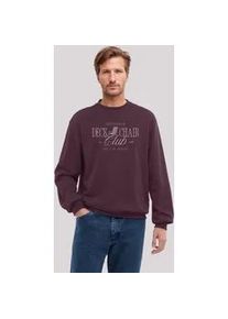 Sweatshirt F4NT4STIC "Deck Chair Club Knut und Jan", Herren, Gr. XL, rot (maroon), Obermaterial: 80% Baumwolle, 20% Polyester, regular fit, Rundhals, ohne B&uuml;ndchen, Sweatshirts Sweatshirt, Osteee Kollektion, Urlaub, Ahoi Moin