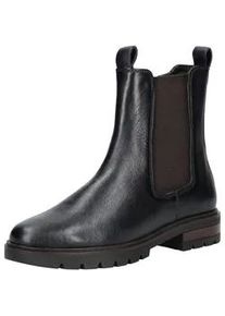 Stiefelette Ara "Ara Stiefelette Leder/Textil", Damen, Gr. 40, blau (dunkelblau), Leder, Textil, Schuhe Stiefelette