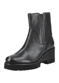 Stiefelette Gabor COMFORT "Gabor Comfort Stiefelette Leder", Damen, Gr. 39, schwarz, Leder, Schuhe Stiefelette