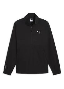 Sweatshirt Puma "PumaTECH Relaxed Sweatshirt Herren", Herren, Gr. XXL, schwarz, Obermaterial: 50% Polyester, 50% Elastomultiester; Taschenfutter: 100% Polyester; Einsatz: 9% Elasthan, 91% Polyester, relaxed fit, Sweatshirts Sweatshirt