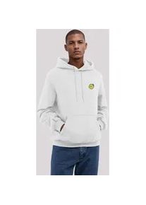 Kapuzenpullover F4NT4STIC "Lemon Cute Face Bestickt", Herren, Gr. XS, wei&szlig; (off, wei&szlig;), Obermaterial: 80% Baumwolle, 20% Polyester, relaxed fit, Pullover Kapuzenpullover, Premium Qualit&auml;t